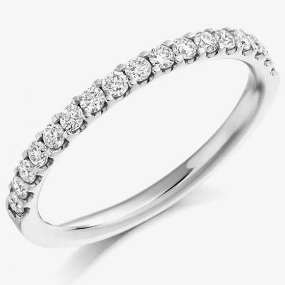 Platinum Brilliant-Cut Diamond Eternity Ring HET1023 PLAT