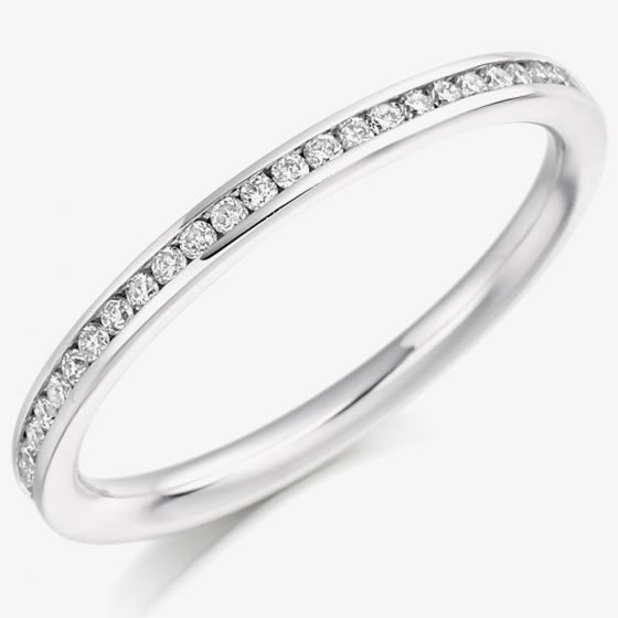 Platinum Brilliant-Cut Diamond Eternity Ring (M) HET2358