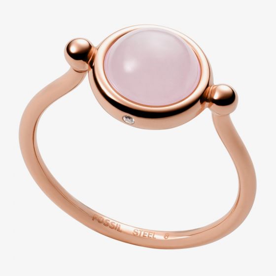 Fossil Pink Sunset Ladies Cocktail Ring JF03675791