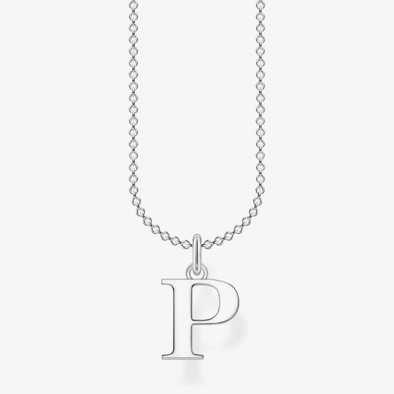 THOMAS SABO Silver Letter P Necklace KE2025-001-21-L45V