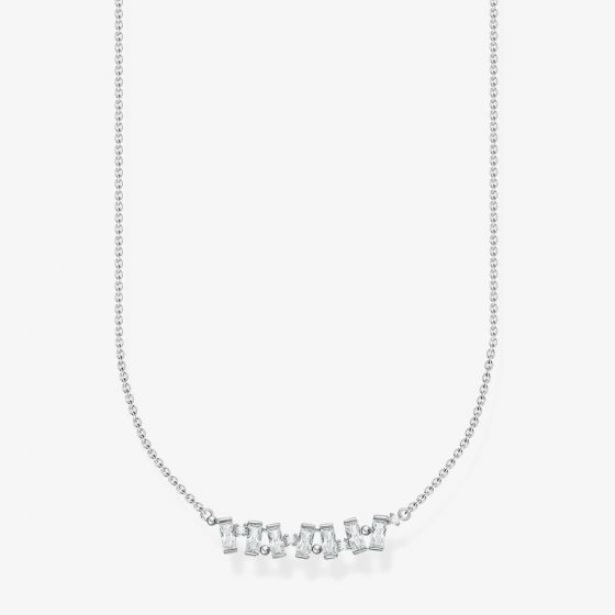 THOMAS SABO Sterling Silver Cubic Zirconia Necklace KE2095-051-14