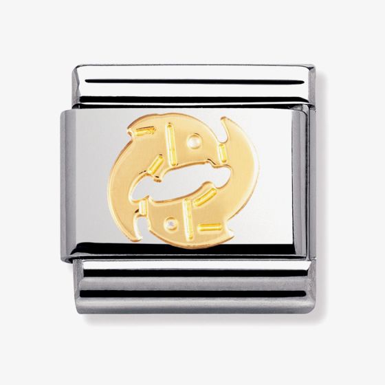 Nomination CLASSIC Gold Zodiac Pisces Charm 030104/12