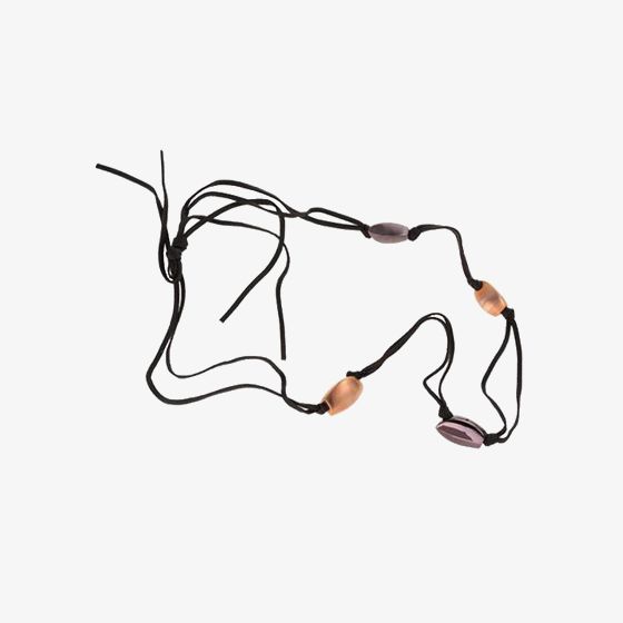 Breil Long Brown 4 Bead Necklet BJ0218 