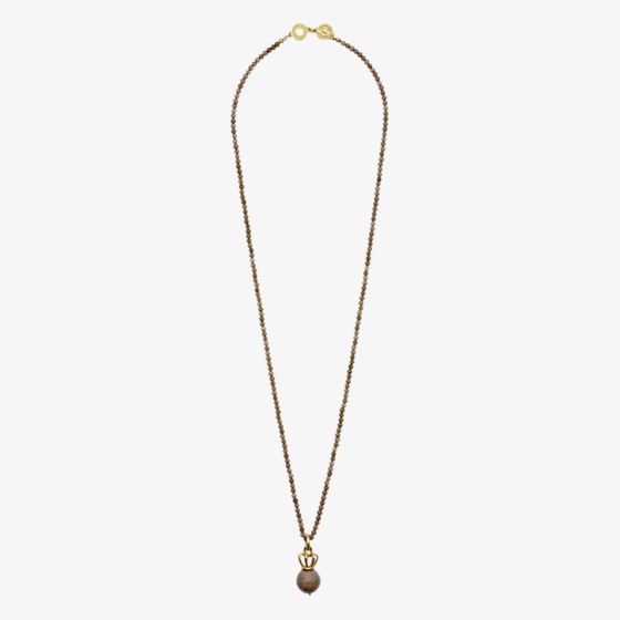 SENCE Bernadette Gold Plated Red Quartz Pendant V284