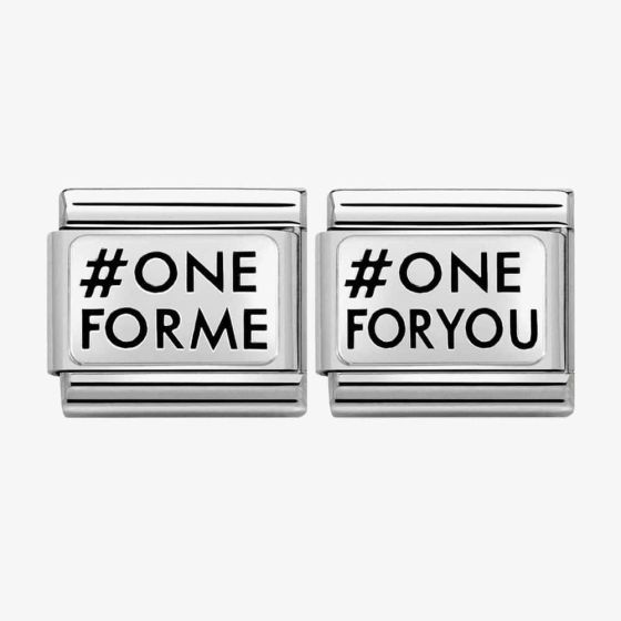 Nomination CLASSIC Silvershine #One For Me #One for You Bundle