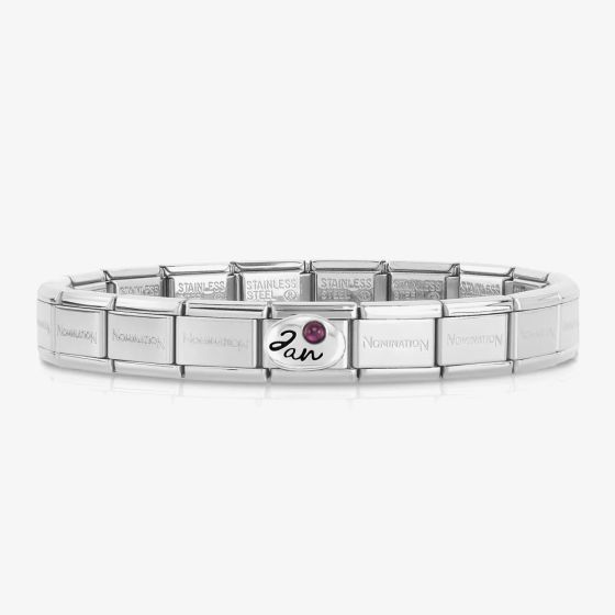 Nomination CLASSIC Composable January Birthstone Bracelet 030000 & 330505 01