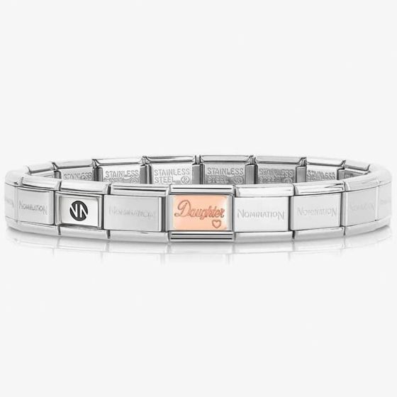 Nomination CLASSIC Rose Gold Plates Daughter Bracelet 430101/43