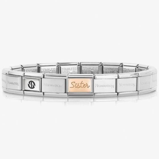 Nomination CLASSIC Rose Gold Plates Sister Bracelet 430101/38