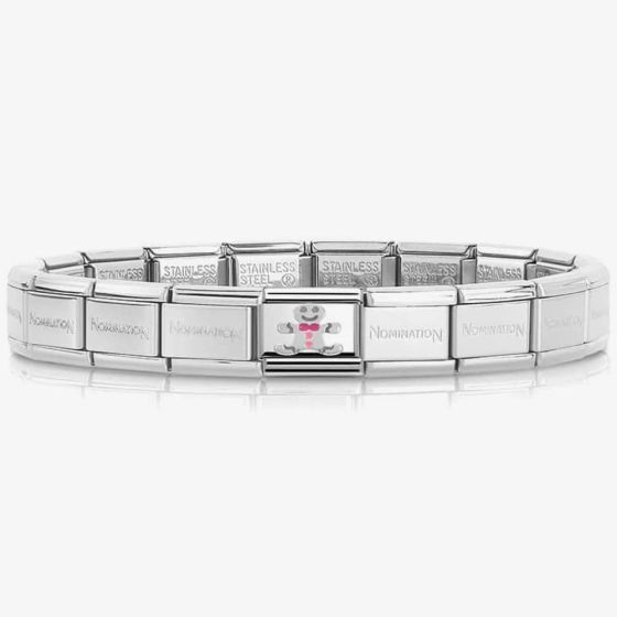Nomination CLASSIC Silvershine Christmas Gingerbread Man Bracelet 330204/09