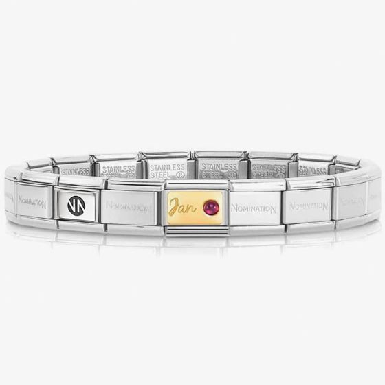 Nomination CLASSIC Composable January Garnet Bracelet 030519/01