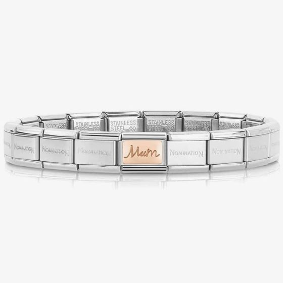 Nomination CLASSIC Rose Gold Plates Mum Bracelet 430101/34