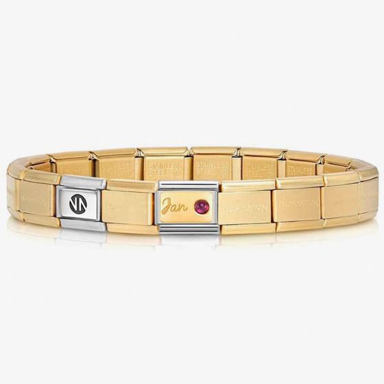 Nomination CLASSIC Composable January Garnet Bracelet 430508/05