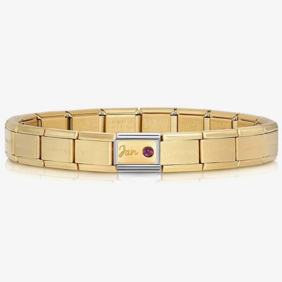 Nomination CLASSIC Composable January Garnet Bracelet 430508/05