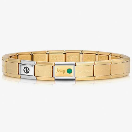 Nomination CLASSIC Composable May Emerald Bracelet 430508/10
