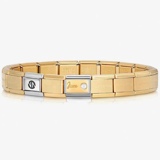 Nomination CLASSIC Composable June Pearl Bracelet 430508/09