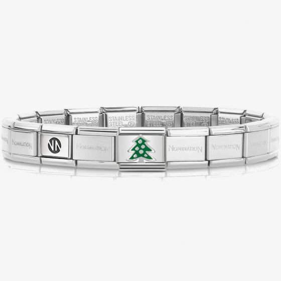 Nomination CLASSIC Christmas Tree Charm Bracelet 330204/08 & 530300 SI