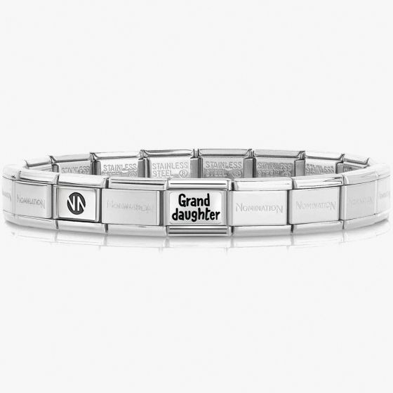 Nomination CLASSIC My Family Granddaughter Charm Bracelet 330102/43 & 530300 SI