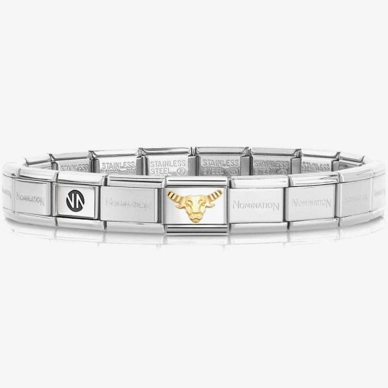 Nomination CLASSIC Silver Taurus Charm Bracelet 530300 SI & 030167/02