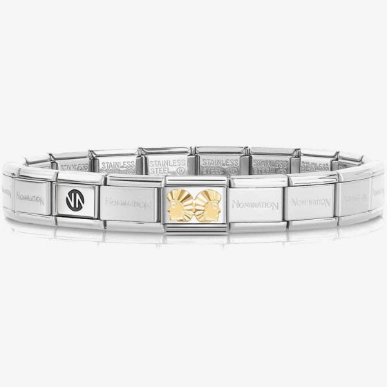 Nomination CLASSIC Silver Gemini Charm Bracelet 530300 SI & 030167/03