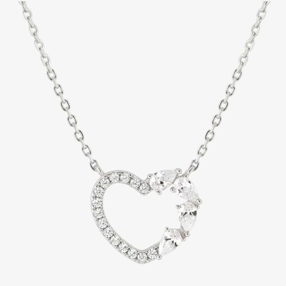 Nomination Shine Me Up Multi Cut Cubic Zirconia Heart Necklace 241902/003