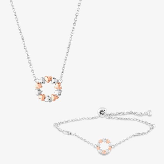 Rosa Lea Heart Jewellery Set AM-2THB031606 & AM-THB031706