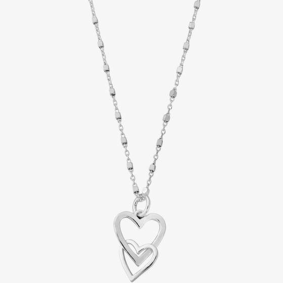 ChloBo Interlocking Love Heart Pendant Necklace SNDC572