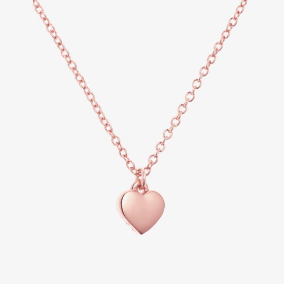 Ted Baker Hara Rose Gold Finish Tiny Heart Pendant Necklace TBJ1145-24-03
