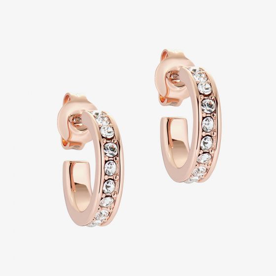 Ted Baker SEENITA Rose Gold Tone Huggie Hoop Earrings TBJ2767-24-02