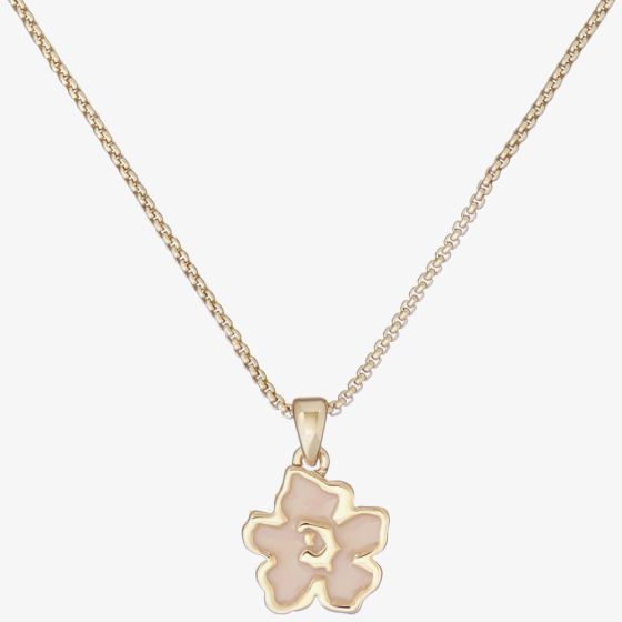 Ted Baker LILEA Magnolia Lillifora Enamel Pendant Necklace TBJ2937-30-134