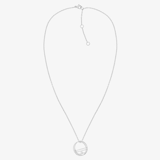 Tommy Hilfiger Stainless Steel Open Circle Logo Pendant 2780323