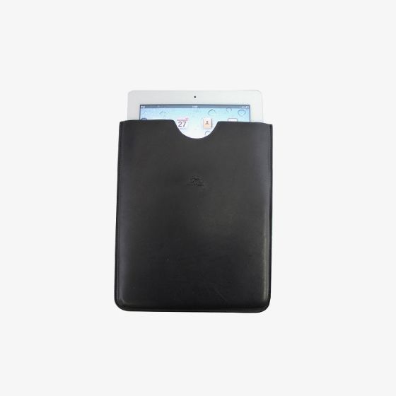 TONY PEROTTI Black Leather IPad Cover TP2987G BLACK