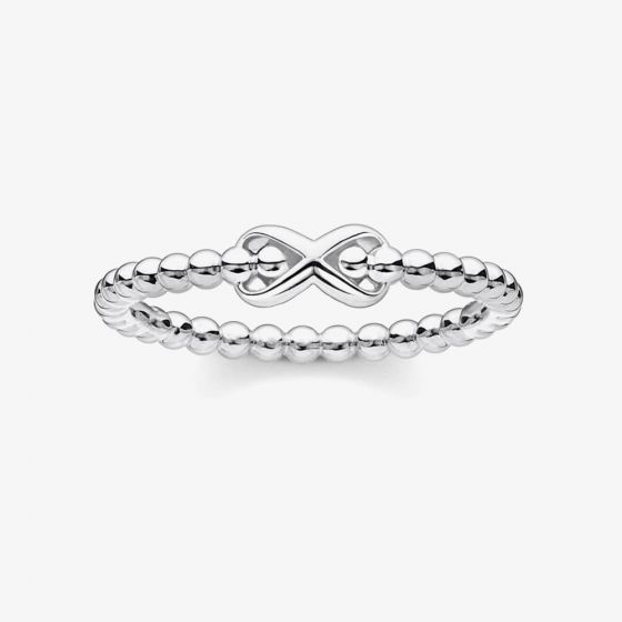 THOMAS SABO Silver Beaded Infinity Ring TR2320-001-21