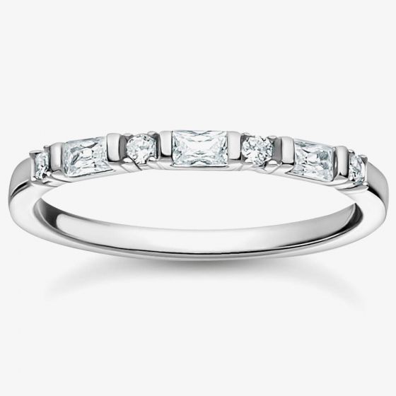 THOMAS SABO Sterling Silver Cubic Zirconia Ring TR2348-051-14