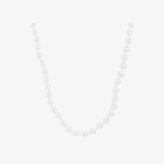 9ct 5-5.6mm White Akoya Pearl Necklace WAX050896 NLT 