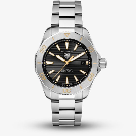 TAG Heuer Mens Limited Edition Aquaracer Professional 200 Solargraph Bracelet Watch WBP1119.BA0000