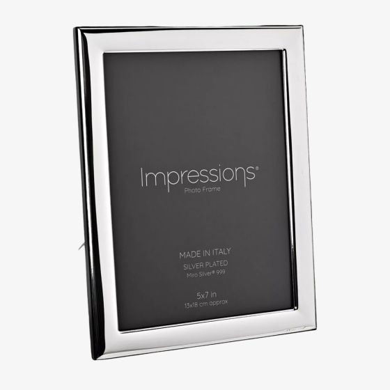 Impressions Silver Textured Wave Photo Frame 5X7 FS135657