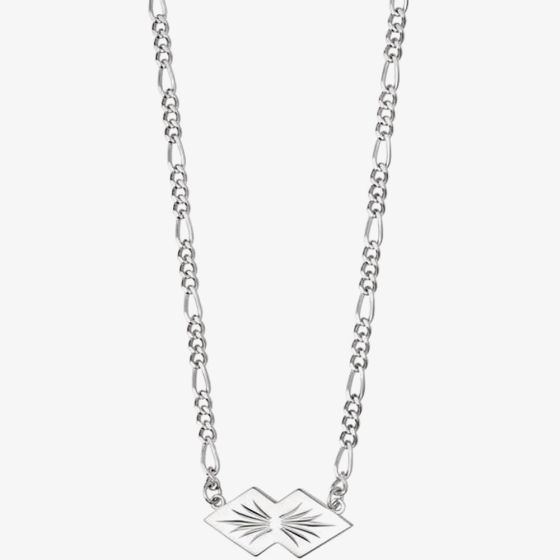 Daisy London Palms Sterling Silver Mini Palm Leaf Necklace WN01_SLV