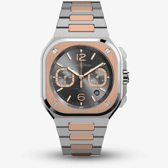 Bell & Ross BR05 Two Colour Ceramic Strap Watch BR05C-RTH-STPG/SSG