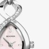 Sekonda Cocktail Dress Silver Stone Set Watch 4684