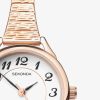 Sekonda Easy Reader Rose Gold Plated Expandable Watch 2639