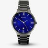 Sekonda Classic Equinox Gunmetal Blue Dial Watch 1140