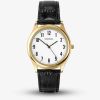 Sekonda Easy Reader Gold Plated Black Watch 3623