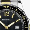 Sekonda Dive Two Colour Black Dial Watch 1581