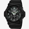 Casio G-Shock Classic Solar Dual Display Black Plastic Strap Watch GAW-100B-1AER