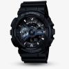 Casio G-Shock Classic Dual Display Chronograph Black Plastic Strap Watch GA-110-1BER