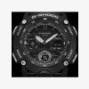Casio G-Shock Classic Carbon Core Guard Chronograph Dual Display Black Plastic Strap Watch GA-2000S-1AER