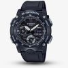 Casio G-Shock Classic Carbon Core Guard Chronograph Dual Display Black Plastic Strap Watch GA-2000S-1AER