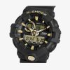 Casio G-Shock Classic Dual Display Black Plastic Strap Watch GA-710B-1A9ER