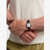 Swatch Black Rubber Strap White Dial with Date Watch GB743-S26