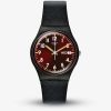 Swatch Unisex Sir Red Strap Watch SO28B704